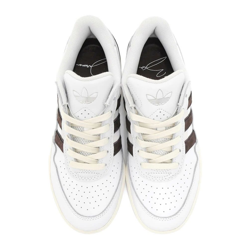 ADIDAS SKATEBOARDING SHOES アディダススケートボーディング シューズ スニーカー TYSHAWN II x ZACH SARACENO WHITE/BROWN JQ1620 スケートボード スケボー 2