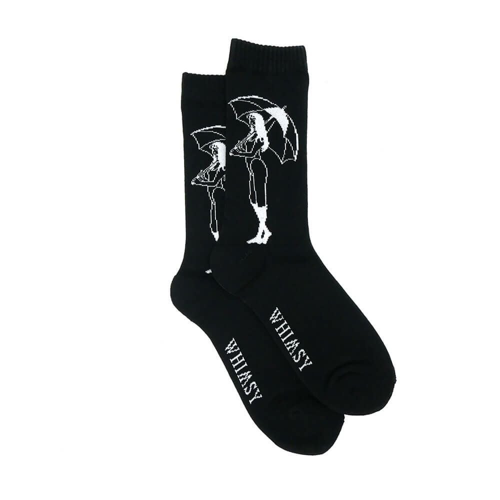  WHIMSY SOCKS ウィムジー ソックス 靴下 REICO BLACK スケートボード スケボー 3