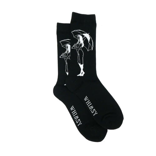  WHIMSY SOCKS ウィムジー ソックス 靴下 REICO BLACK スケートボード スケボー 3