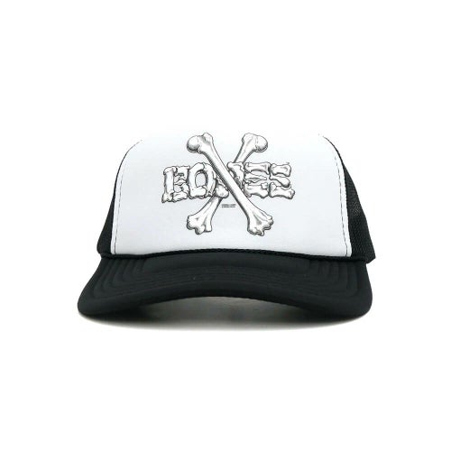 POWELL PERALTA MESHCAP パウエルペラルタ メッシュキャップ CROSS BONE TRUCKER BLACK/WHITE スケートボード スケボー 1