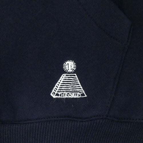  THEORIES HOOD セオリーズ パーカー SCRIBBLE ZIP NAVY スケートボード スケボー 1