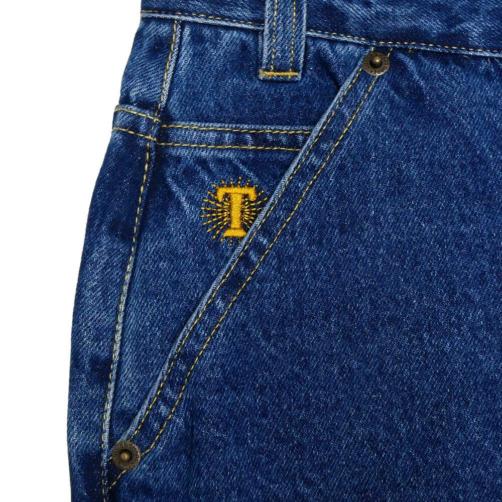  THEORIES JEANS セオリーズ パンツ ジーンズ SCRIBBLE JEANS WASHED BLUE スケートボード スケボー 7