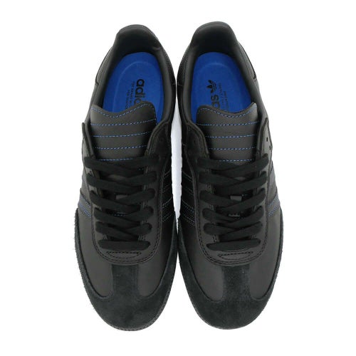 ADIDAS SKATEBOARDING SHOES アディダススケートボーディング シューズ スニーカー サンバ SAMBA ADV BLACK/BLACK/BLUE JR2059 スケートボード スケボー 2