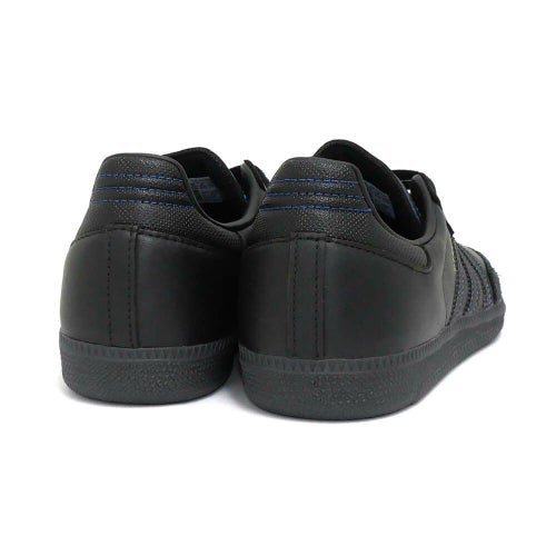 ADIDAS SKATEBOARDING SHOES アディダススケートボーディング シューズ スニーカー サンバ SAMBA ADV BLACK/BLACK/BLUE JR2059 スケートボード スケボー 3