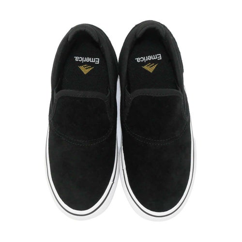 （セール）EMERICA SHOES エメリカ シューズ スニーカー（子供用） WINO G6 SLIP ON YOUTH BLACK/WHITE/GOLD スケートボード スケボー 2