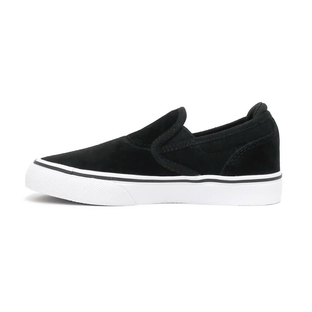 （セール）EMERICA SHOES エメリカ シューズ スニーカー（子供用） WINO G6 SLIP ON YOUTH BLACK/WHITE/GOLD スケートボード スケボー 5