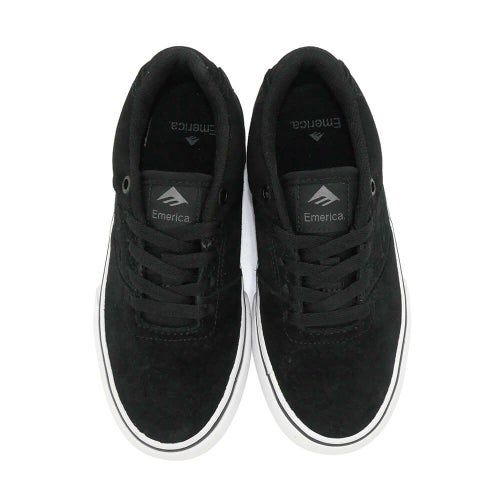 （セール）EMERICA SHOES エメリカ シューズ スニーカー（子供用） LOW VULC YOUTH BLACK/WHITE/GUM スケートボード スケボー 2