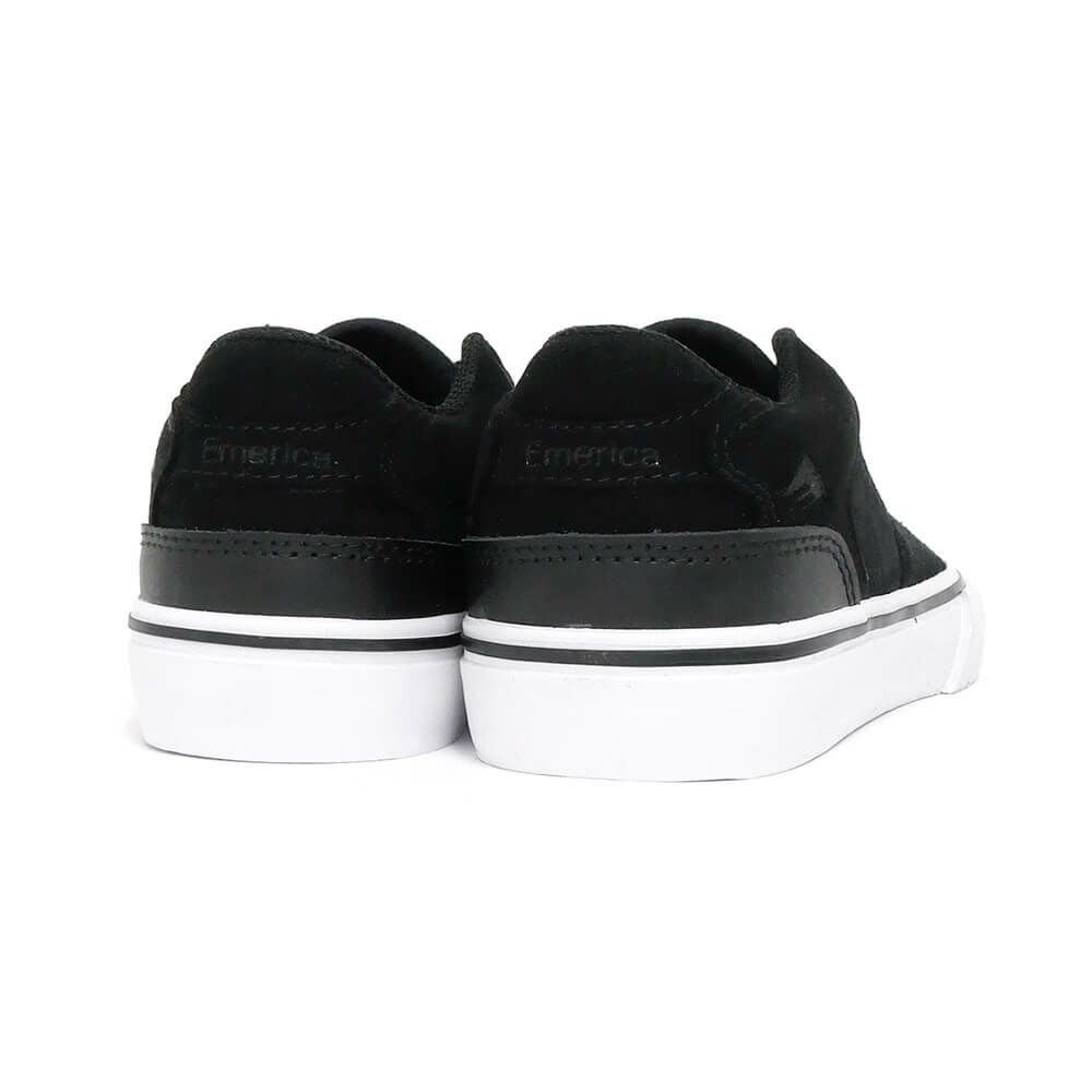 （セール）EMERICA SHOES エメリカ シューズ スニーカー（子供用） LOW VULC YOUTH BLACK/WHITE/GUM スケートボード スケボー 3