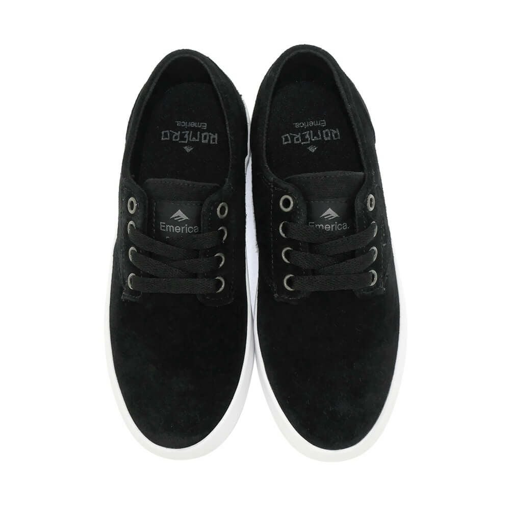 （セール）EMERICA SHOES エメリカ シューズ スニーカー（子供用） ROMERO LACED YOUTH BLACK/WHITE/GUM スケートボード スケボー 2