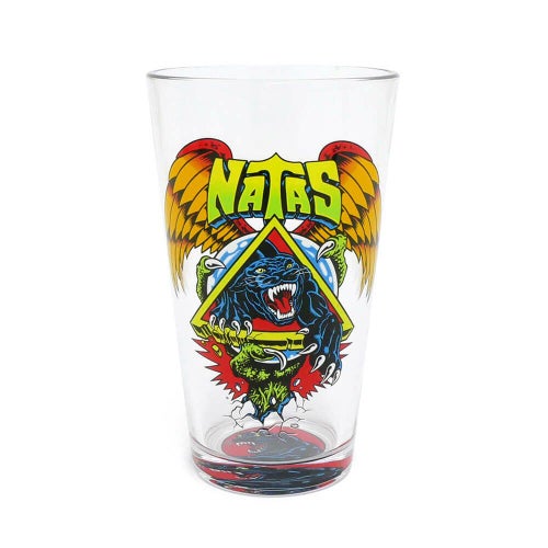 SANTA CRUZ GLASS サンタクルーズ グラス NATAS SC PANTHER PINT GLASS 16oz スケートボード スケボー 1