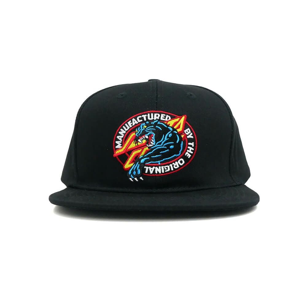 SANTA CRUZ CAP サンタクルーズ キャップ NATAS MFG PANTHER SNAPBACK BLACK スケートボード スケボー 1