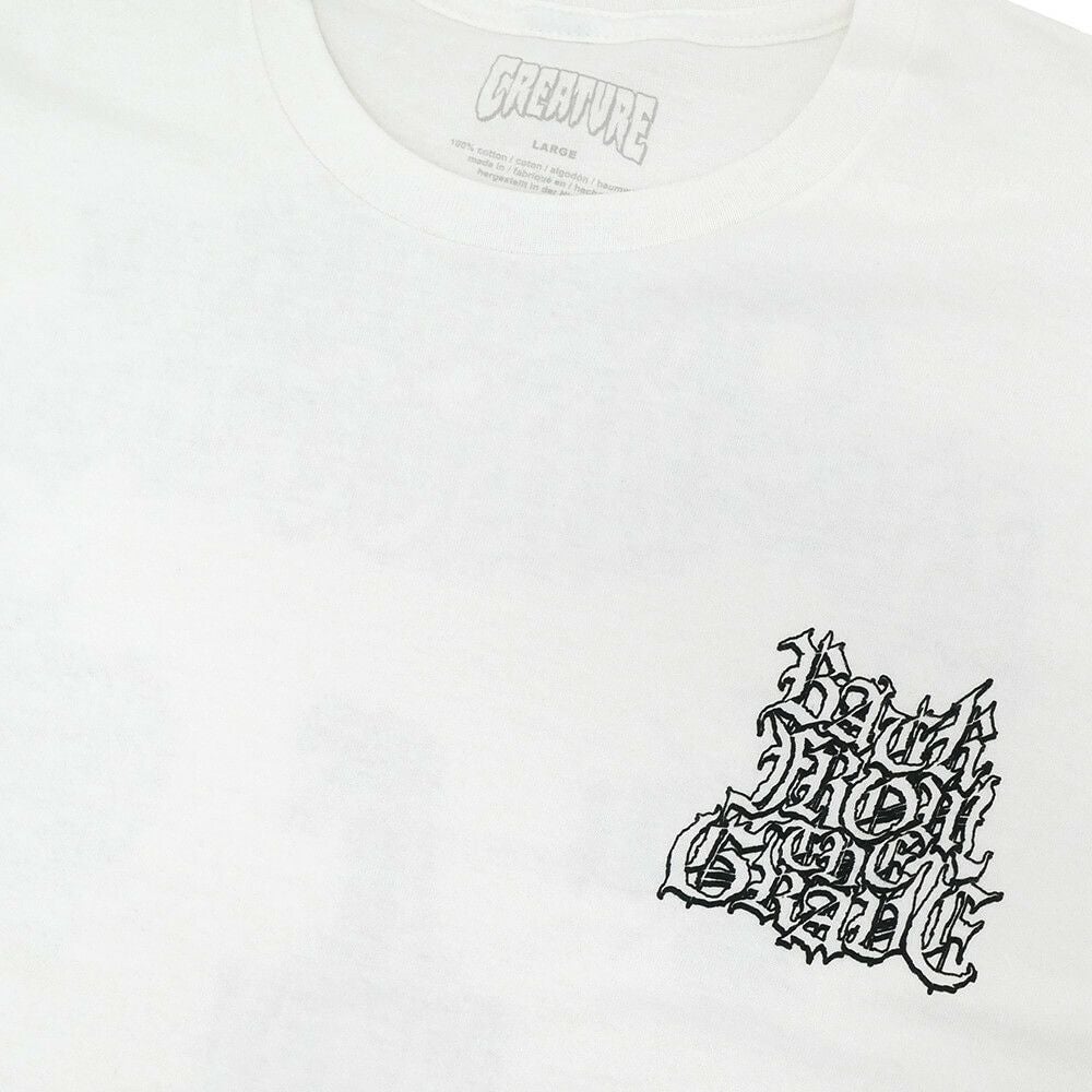 CREATURE T-SHIRT クリーチャー Tシャツ RESURRECTION XX WHITE スケートボード スケボー 2