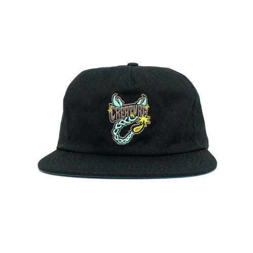 CREATURE CAP クリーチャー キャップ DEADLY SANDS STRAPBACK BLACK スケートボード スケボー 1