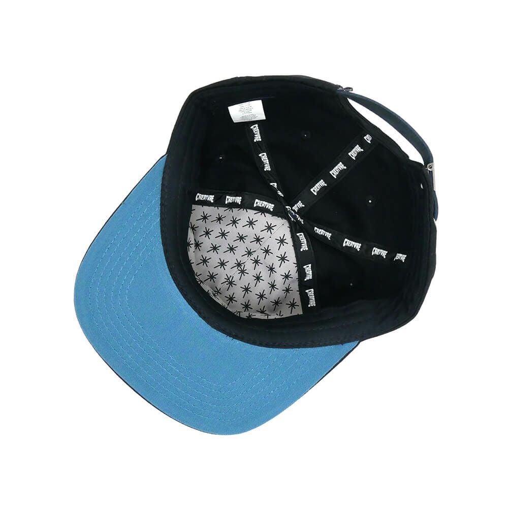 CREATURE CAP クリーチャー キャップ DEADLY SANDS STRAPBACK BLACK スケートボード スケボー 3