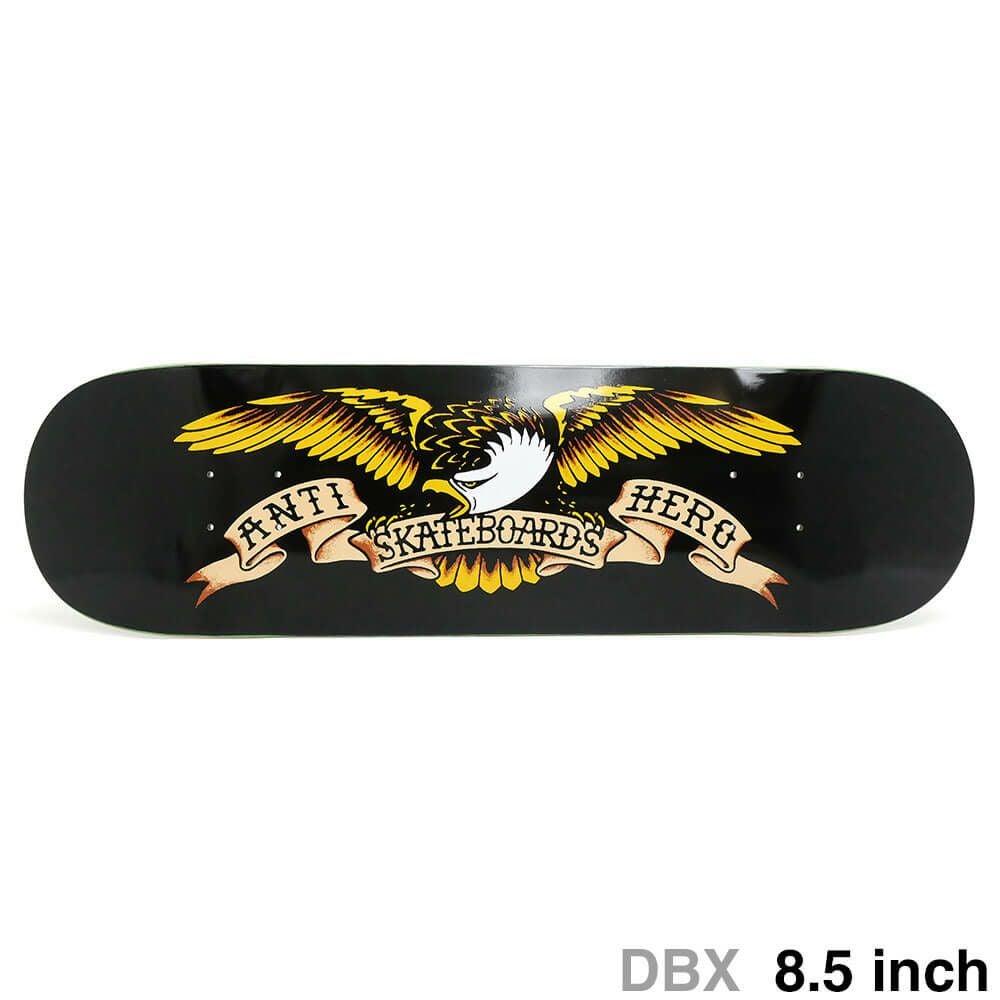ANTIHERO DECK アンチヒーロー デッキ TEAM DBX EAGLE BLACK 8.5