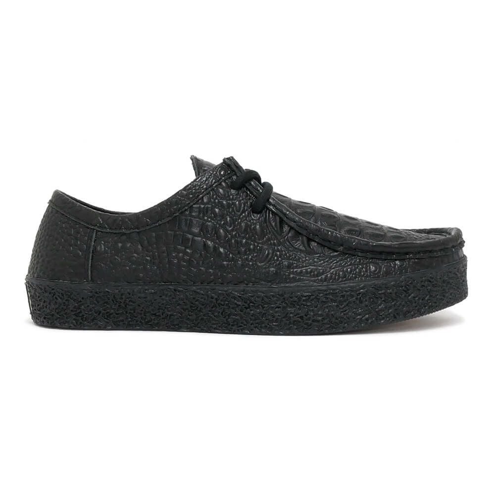 LAST RESORT AB SHOES ラストリゾートエービー シューズ スニーカー VM006 MOC CROC LO BLACK/BLACK スケートボード スケボー 5