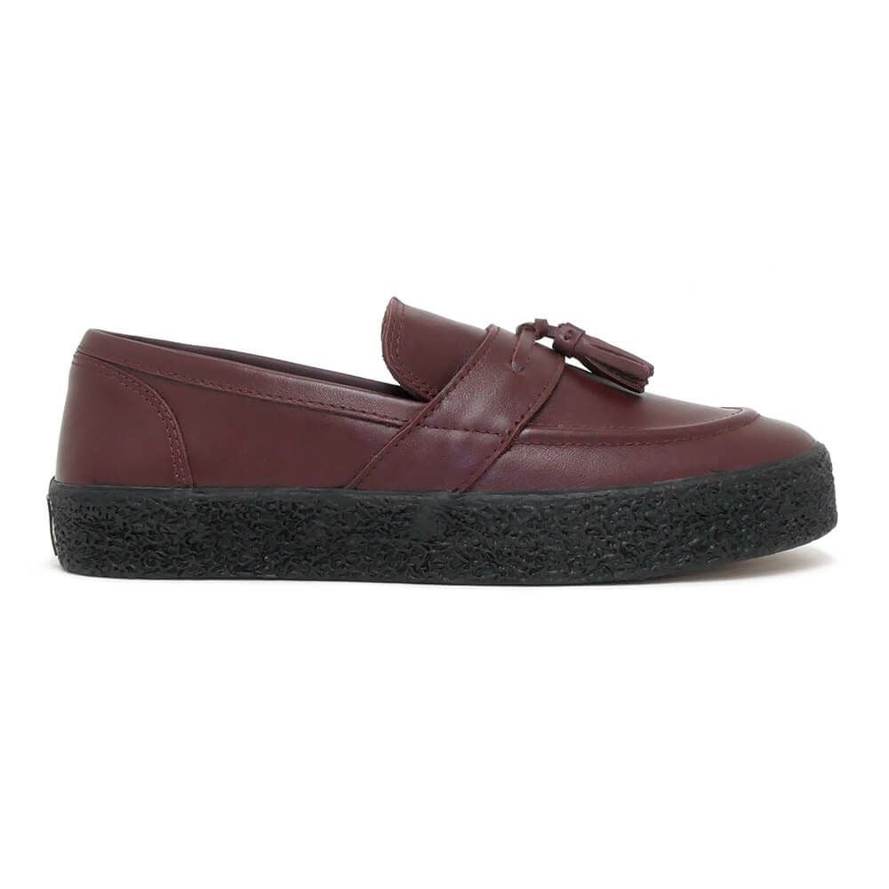 LAST RESORT AB SHOES ラストリゾートエービー シューズ スニーカー VM005 LOAFER LEATHER OXBLOOD/BLACK スケートボード スケボー 5