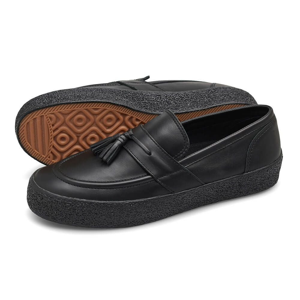 LAST RESORT AB SHOES ラストリゾートエービー シューズ スニーカー VM005 LOAFER LEATHER BLACK/BLACK スケートボード スケボー 2