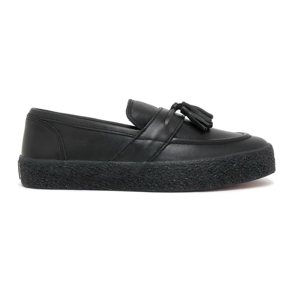 LAST RESORT AB SHOES ラストリゾートエービー シューズ スニーカー VM005 LOAFER LEATHER BLACK/BLACK スケートボード スケボー 5