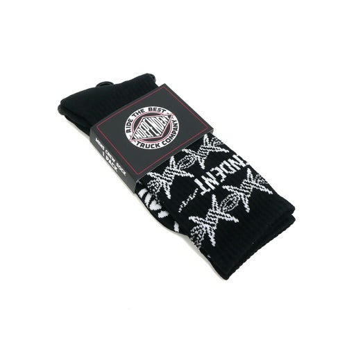  INDEPENDENT SOCKS インディペンデント ソックス 靴下 BRATRUD NOTEBOOK BLACK スケートボード スケボー 6