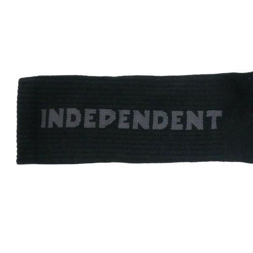  INDEPENDENT SOCKS インディペンデント ソックス 靴下 BASELINE 2 PACK BLACK/CHARCOAL スケートボード スケボー 5