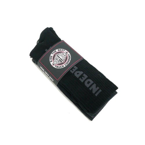  INDEPENDENT SOCKS インディペンデント ソックス 靴下 BASELINE 2 PACK BLACK/CHARCOAL スケートボード スケボー 11
