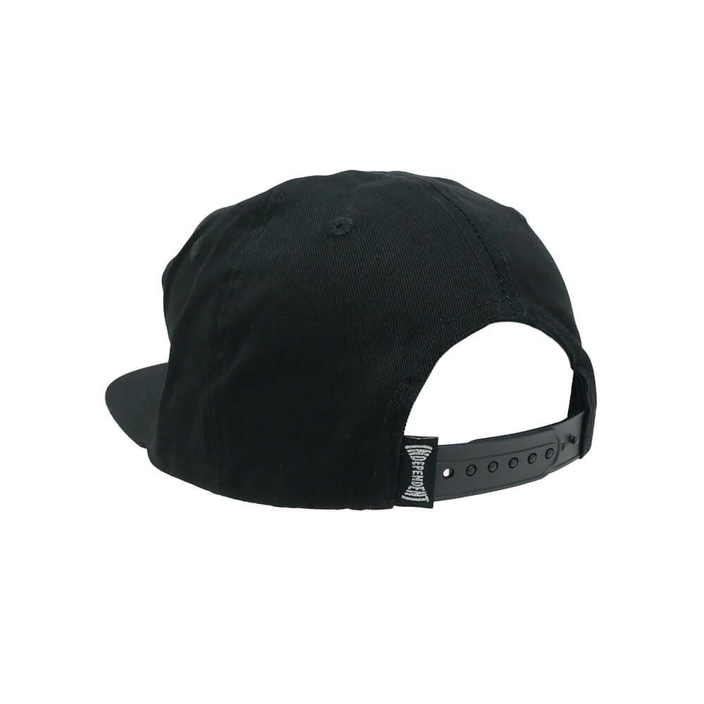  INDEPENDENT CAP インディペンデント キャップ BUILT TO GRIND SNAPBACK BLACK スケートボード スケボー 2