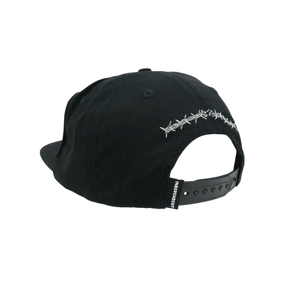  INDEPENDENT CAP インディペンデント キャップ BRATRUD NOTEBOOK SNAPBACK BLACK スケートボード スケボー 2