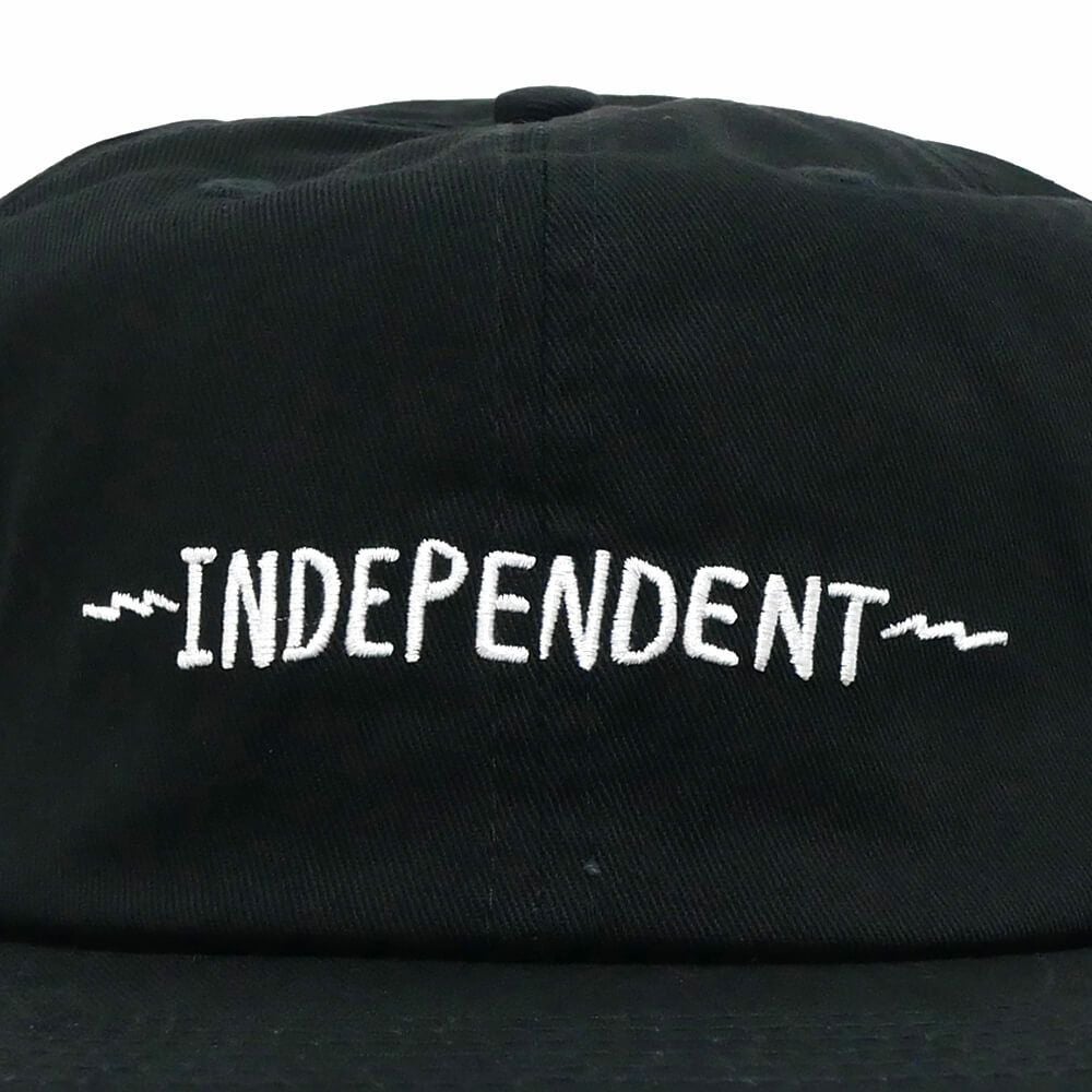  INDEPENDENT CAP インディペンデント キャップ BRATRUD NOTEBOOK SNAPBACK BLACK スケートボード スケボー 6