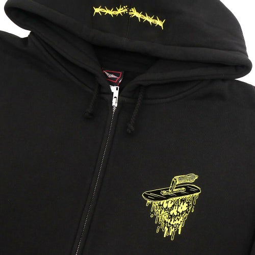  INDEPENDENT HOOD インディペンデント パーカー BRATRUD NOTEBOOK ZIP BLACK スケートボード スケボー 2