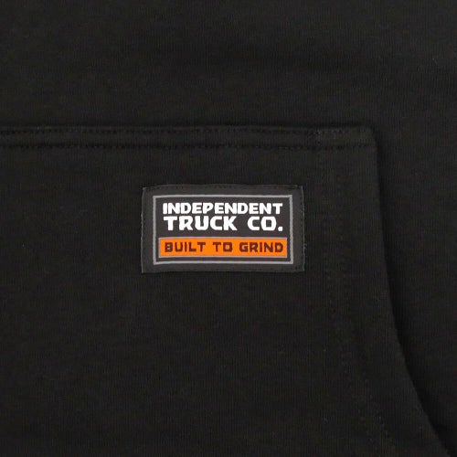  INDEPENDENT HOOD インディペンデント パーカー BAR LOGO REFLECTIVE BLACK スケートボード スケボー 2