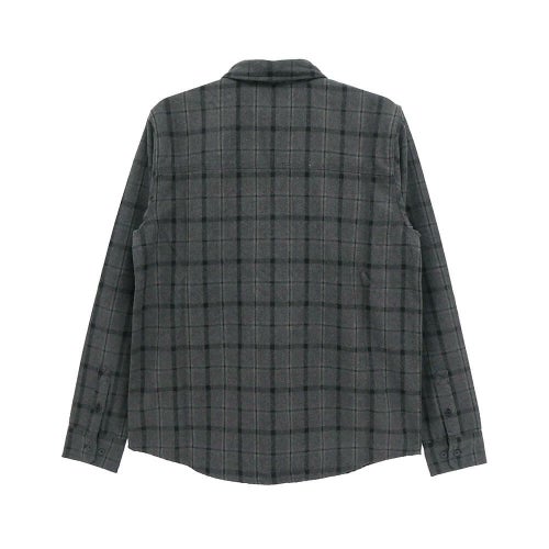  INDEPENDENT LONG SLEEVE インディペンデント 長袖シャツ BELMONT FLANNEL SHIRTS BLACK/GREY スケートボード スケボー 4