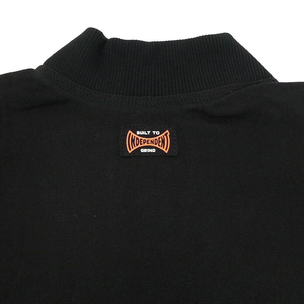  INDEPENDENT JACKET インディペンデント ジャケット BUILT TO GRIND VEST BLACK スケートボード スケボー 7
