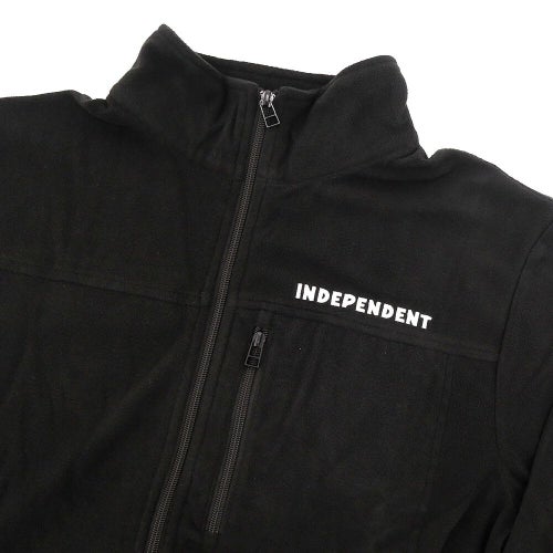  INDEPENDENT JACKET インディペンデント ジャケット BTG FLEECE BLACK スケートボード スケボー 1