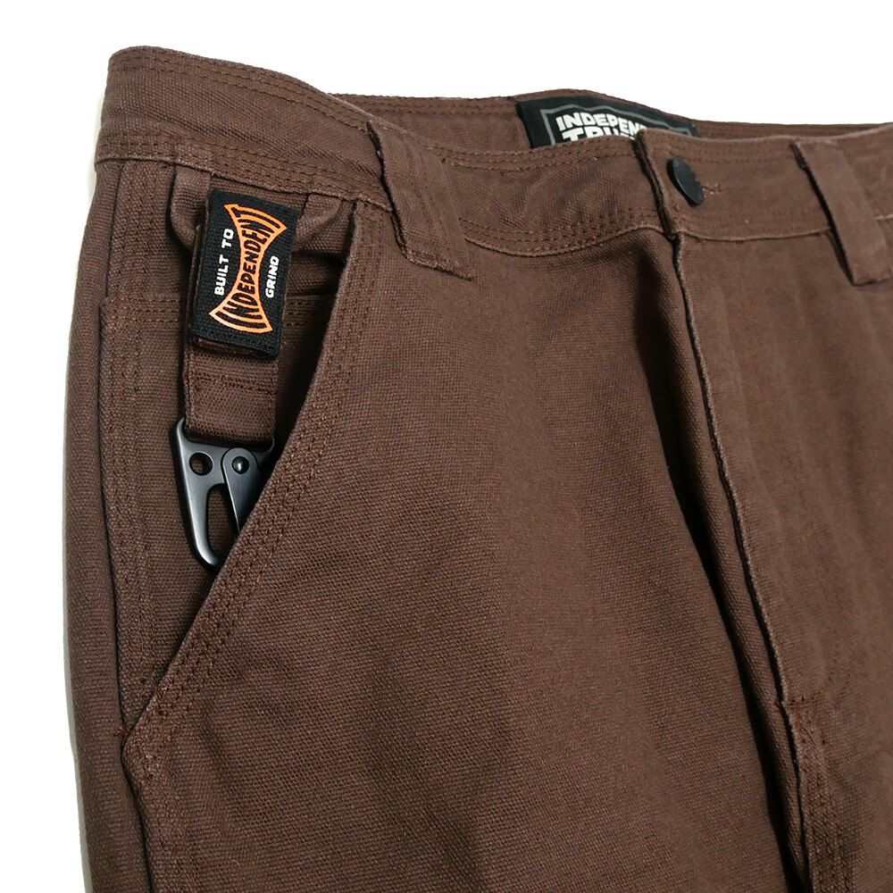  INDEPENDENT PANTS インディペンデント パンツ ジーンズ BUILT TO GRIND UTILITY CHOCOLATE スケートボード スケボー 1