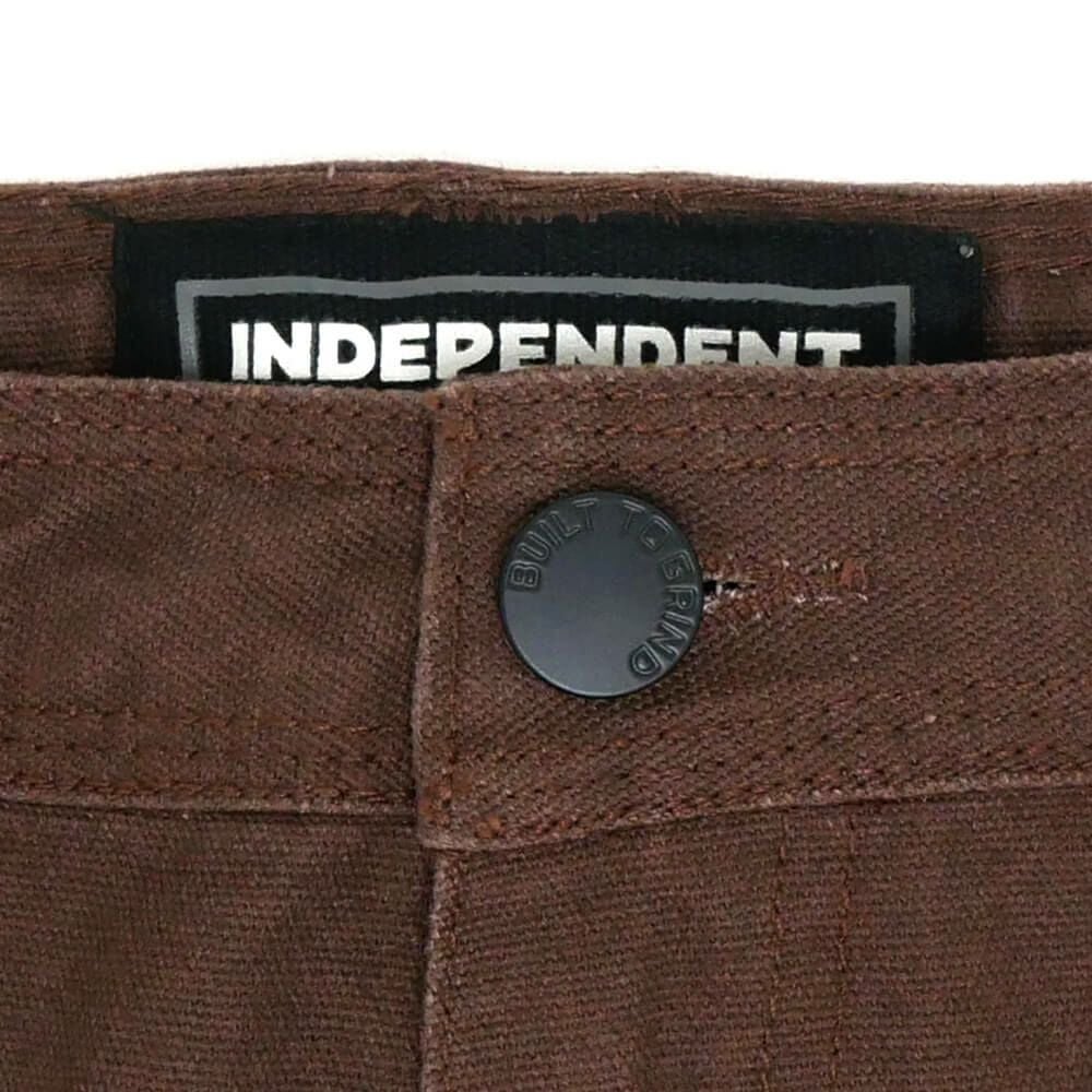  INDEPENDENT PANTS インディペンデント パンツ ジーンズ BUILT TO GRIND UTILITY CHOCOLATE スケートボード スケボー 5