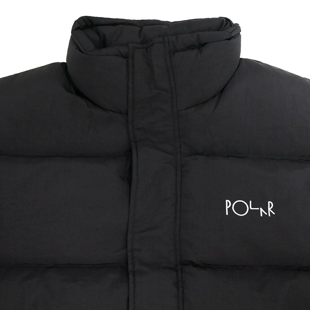 POLAR JACKET ポーラー ジャケット BASIC PUFFER BLACK スケートボード スケボー 1