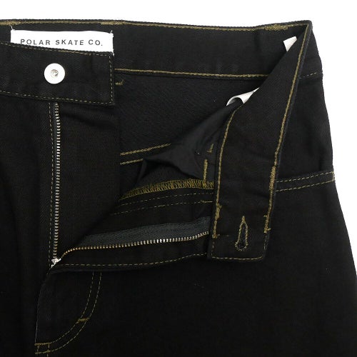 POLAR JEANS ポーラー パンツ ジーンズ ビッグボーイ BIG BOY BLACK/DARK OLIVE スケートボード スケボー 3