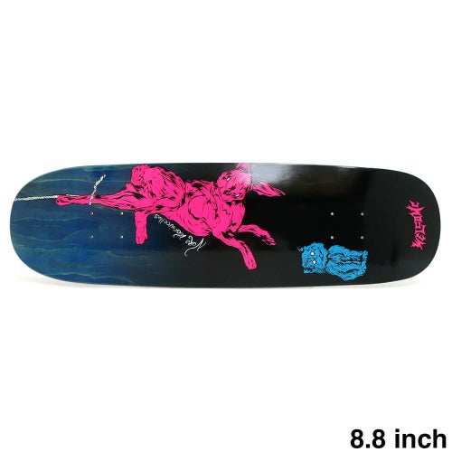 WELCOME DECK ウェルカム デッキ NORA VASONCELLOS FAIRY TALE BLACK BLUE STAIN 8.8 SPHYNX SHAPE スケートボード スケボー 1