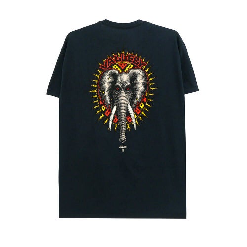 POWELL PERALTA T-SHIRT パウエルペラルタ Tシャツ MIKE VALLELY ELEPHANT BLACK スケートボード スケボー 