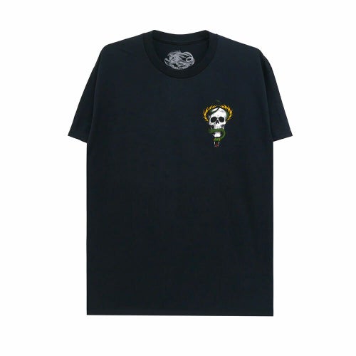 POWELL PERALTA T-SHIRT パウエルペラルタ Tシャツ McGILL SKULL & SNAKE BLACK スケートボード スケボー 1