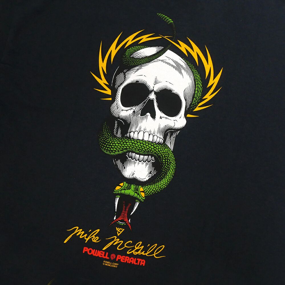 POWELL PERALTA T-SHIRT パウエルペラルタ Tシャツ McGILL SKULL