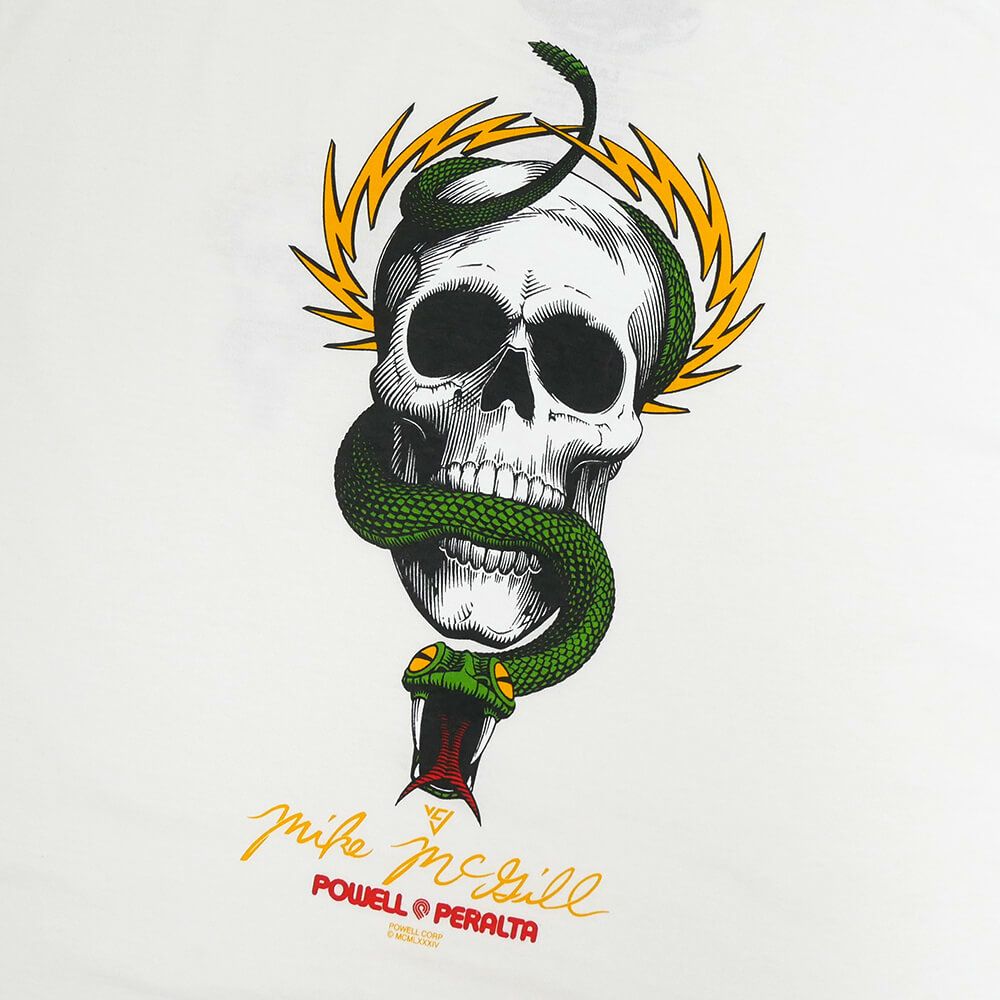POWELL PERALTA T-SHIRT パウエルペラルタ Tシャツ McGILL SKULL