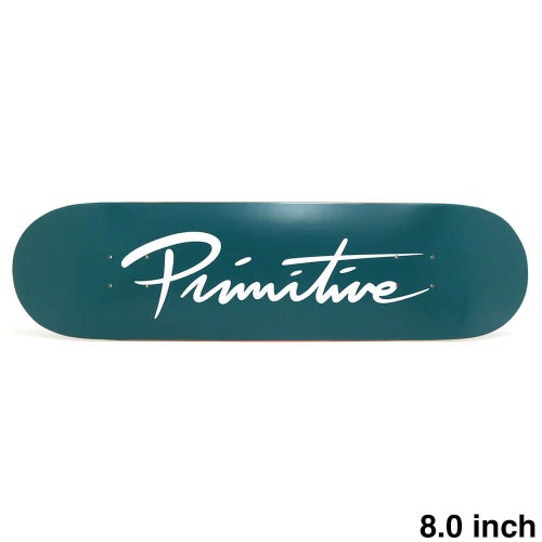 PRIMITIVE DECK プリミティブ デッキ TEAM NUEVO SCRIPT CORE TEAL 8.0 スケートボード スケボー 1