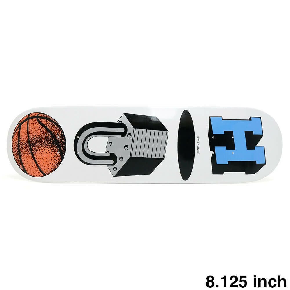 QUASI DECK クワージー デッキ JUSTIN HENRY LOCKED 8.125 スケートボード スケボー 1