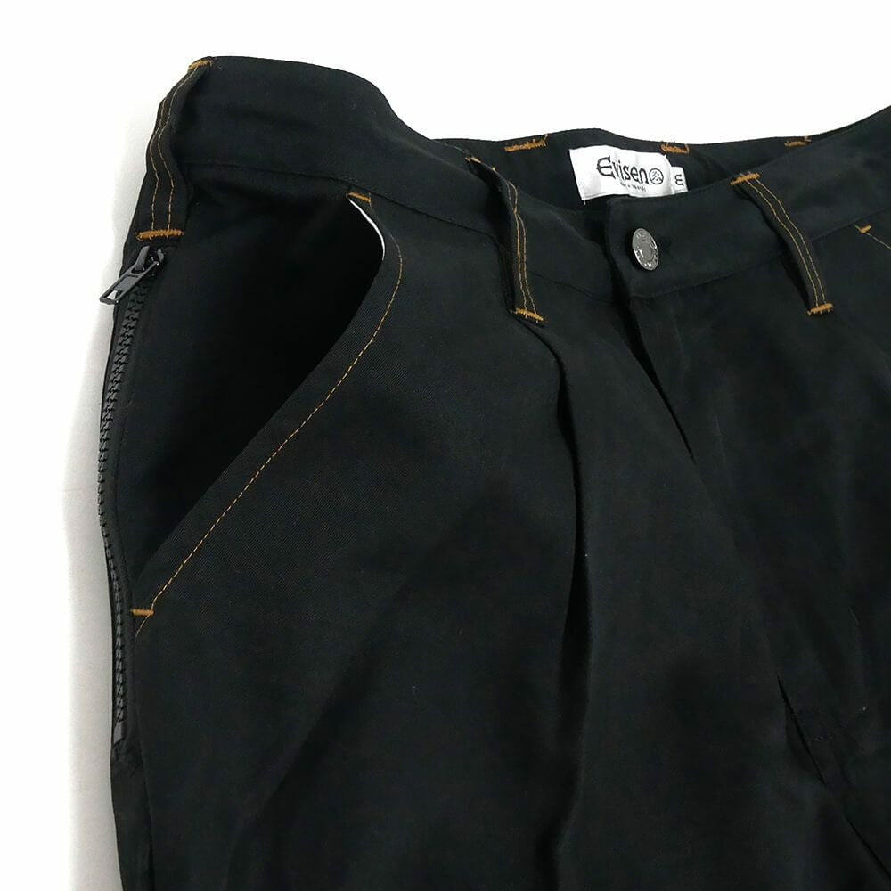 EVISEN PANTS エビセン パンツ ジーンズ FIRE BOHEMIAN BLACK スケートボード スケボー 1