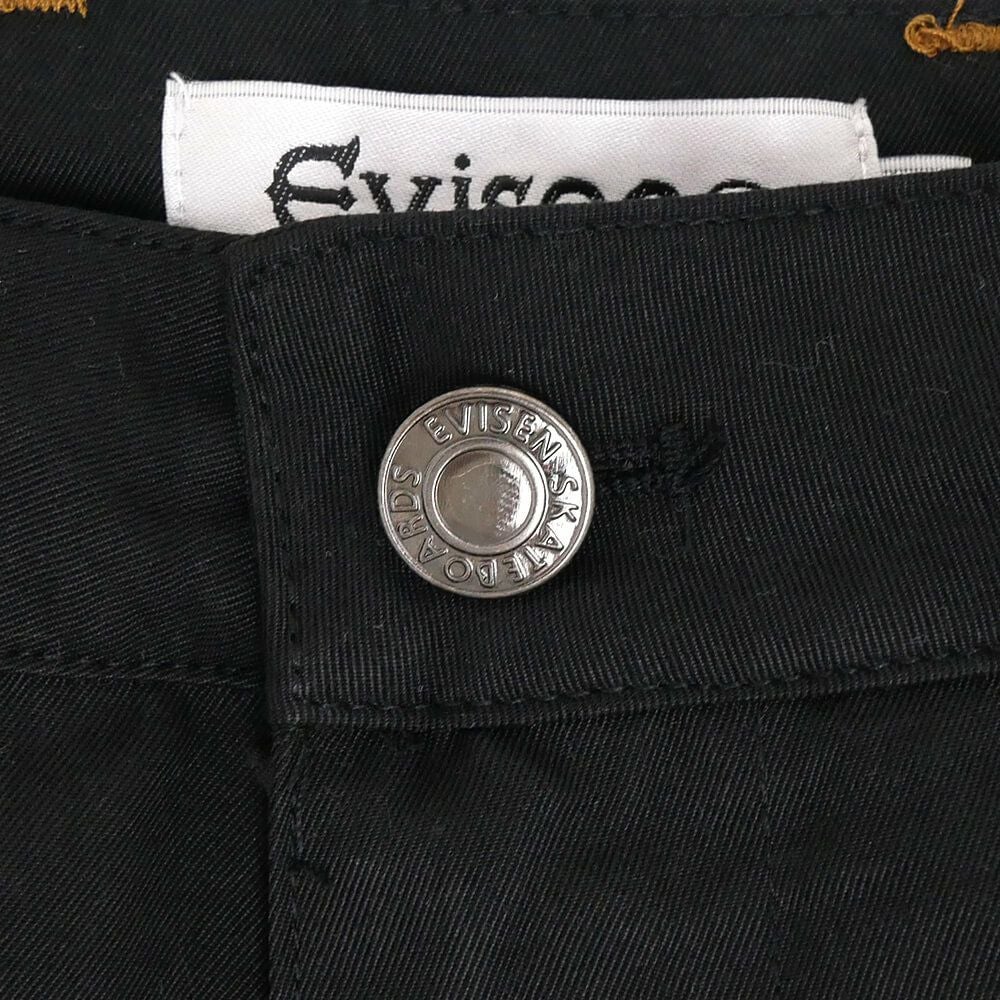 EVISEN PANTS エビセン パンツ ジーンズ FIRE BOHEMIAN BLACK スケートボード スケボー 4