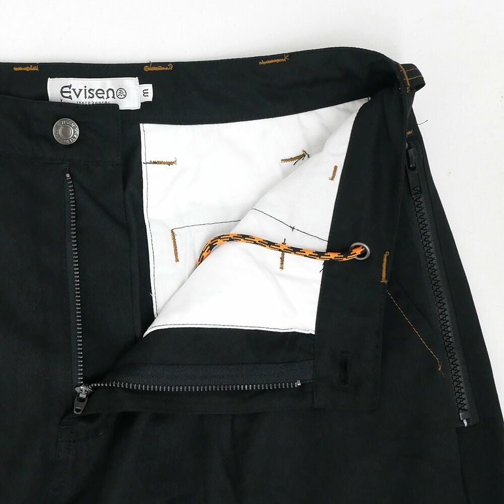 EVISEN PANTS エビセン パンツ ジーンズ FIRE BOHEMIAN BLACK スケートボード スケボー 5