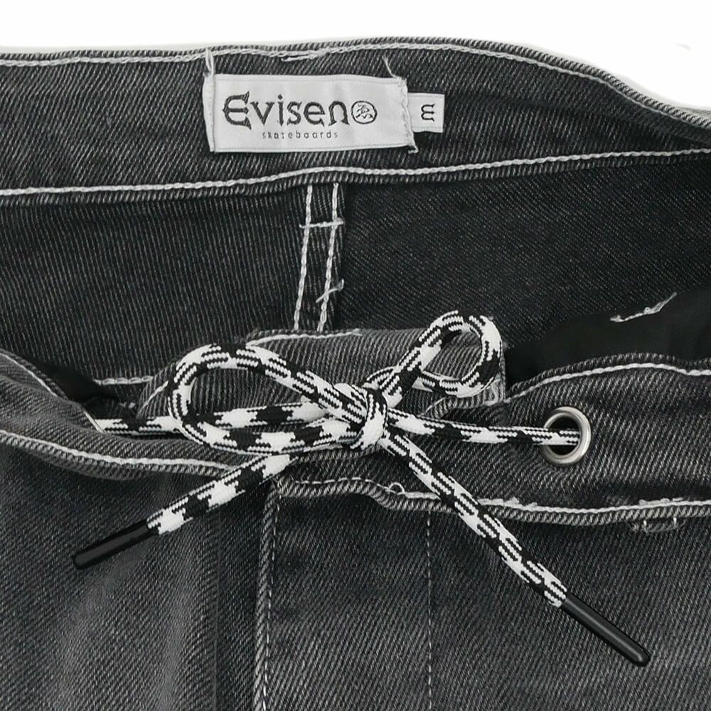 EVISEN JEANS エビセン パンツ ジーンズ ONE-UP BLACK スケートボード スケボー 2