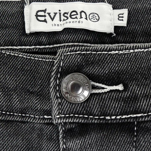 EVISEN JEANS エビセン パンツ ジーンズ ONE-UP BLACK スケートボード スケボー 3